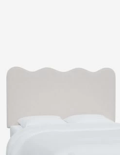 Clementine Headboard -Furniture Store ClementineHeadboard SnowVelvet 1431FTTNSNW