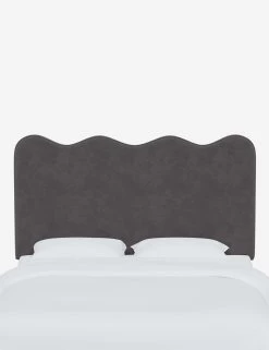Clementine Headboard -Furniture Store ClementineHeadboard SteelVelvet 1431FTTNSTL 1