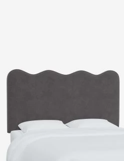 Clementine Headboard -Furniture Store ClementineHeadboard SteelVelvet 1431FTTNSTL 4efbd91d 5c02 42cf 9652 c8ed0d9e4434