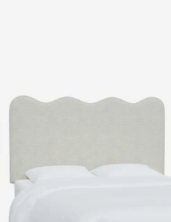Clementine Headboard -Furniture Store ClementineHeadboard WhiteBoucle 1431FMLNSNW