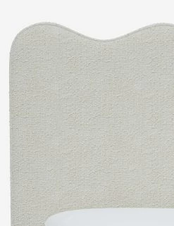 Clementine Headboard -Furniture Store ClementineHeadboard WhiteBoucle 1431FMLNSNW 3