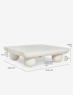 Clouded Square Coffee Table By Sarah Sherman Samuel -Furniture Store CloudedCoffeeTable 3641