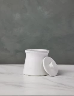 Friso Sugar Bowl, White By Costa Nova 8 Friso Sugar Bowl, White By Costa Nova -Furniture Store CostaNovaFrisoSugar White 0741