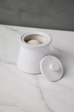 Friso Sugar Bowl, White By Costa Nova 9 Friso Sugar Bowl, White By Costa Nova -Furniture Store CostaNovaFrisoSugar White 0749