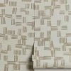 Crossmarks Grasscloth Wallpaper By Élan Byrd