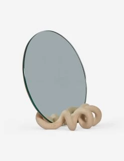 Curlee Table Mirror By SIN Ceramics -Furniture Store CurleeTableMirrorbySIN Speckled A06566622547