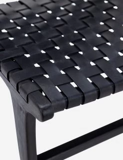 Gallagher Leather Dining Chair -Furniture Store DOV25003BK D 1