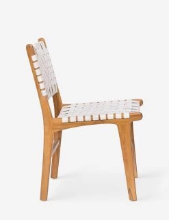 Gallagher Leather Dining Chair -Furniture Store DOV25003WH P