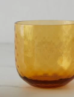 Dapple Tumbler (Set Of 2) By LSA International -Furniture Store DappleTumbler SunAmberbyLSAInternational A0655654 17561