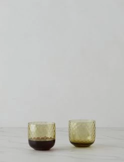 Dapple Tumbler (Set Of 2) By LSA International -Furniture Store DappleTumbler WoodlandGreenbyLSAInternational A0655655 17554