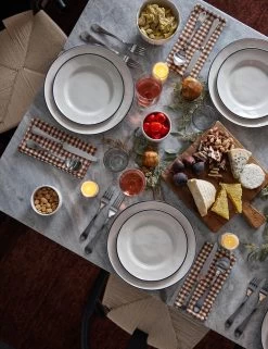 Mini Gingham Napkins (Set Of 4) By Heather Taylor Home -Furniture Store DiningOverhead2 15647 2 Swatch SITECROP ec69fad8 f76a 4ac2 9dc7 720f06e44d03