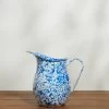 Enamelware Splatter Large Pitcher By Crow Canyon