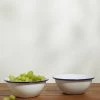 Enamelware Small Serve Bowl (Set Of 2) By Crow Canyon