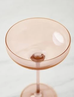 Champagne Coupes (Set Of 2) By Estelle Colored Glass -Furniture Store EstelleColoredGlassChampagneCoupes Cobalt Setof2 38 1