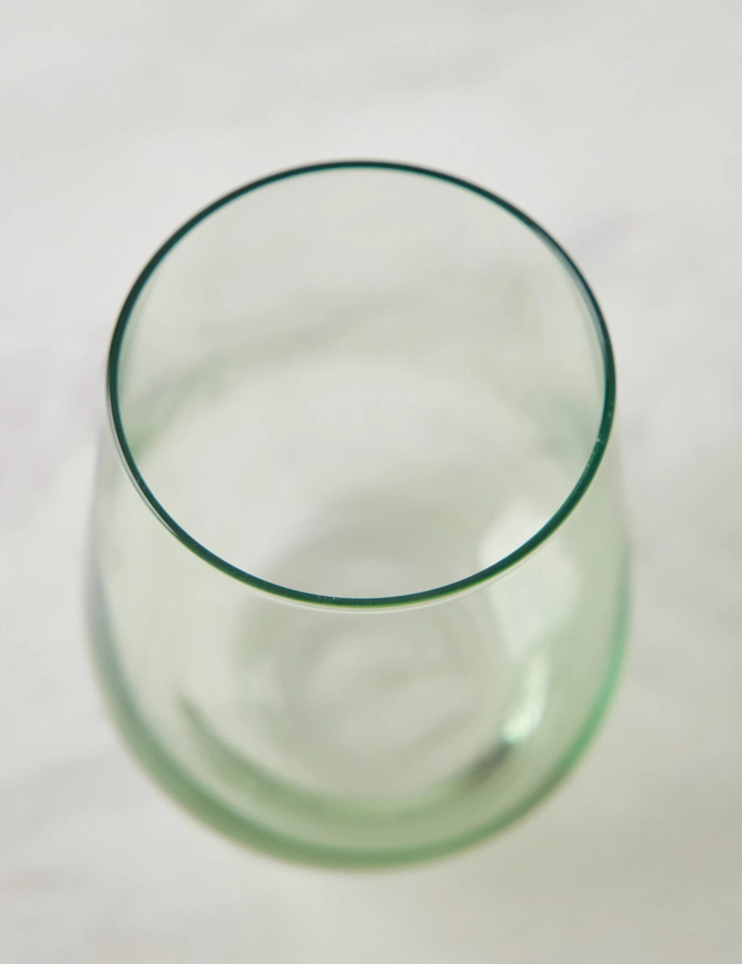 Stemless Wine Glass (Set Of 2) By Estelle Colored Glass - Image 5