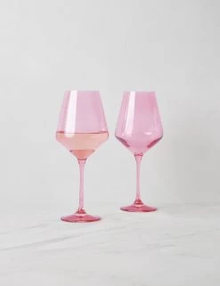 Stemware (Set Of 2) By Estelle Colored Glass 31 Stemware (Set Of 2) By Estelle Colored Glass -Furniture Store EstelleColoredGlassWineGlass Blush Setof2 7905 a0bb0e42 e026 4e83 aa3f 0b3f4c08c812