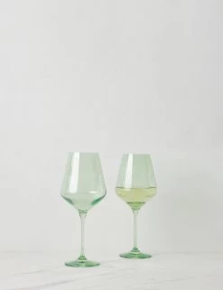 Stemware (Set Of 2) By Estelle Colored Glass 24 Stemware (Set Of 2) By Estelle Colored Glass -Furniture Store EstelleColoredGlassWineGlass Mint Setof2 7912 d3b9c43f 024a 41bf 8f1d c7f02a4c8582