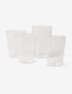 Farmhouse Glass Cups (Set Of 6) By Farmhouse Pottery -Furniture Store GLA 02 1445