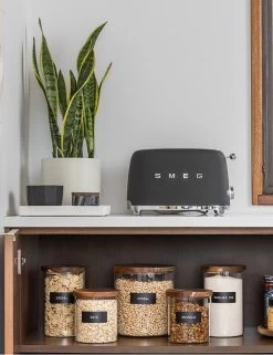 Glass Jars (Set Of 3) By NEAT Method -Furniture Store GlassJars 1