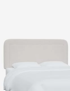 Gwendolyn Headboard -Furniture Store GwendolynHeadboard SnowVelvet 1451FTTNSNW
