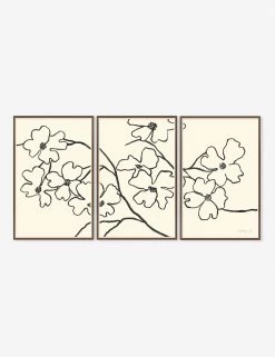 Dogwood Wall Art By Susan Hable (Set Of 3)