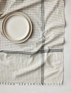 French Lattice Tablecloth By Heather Taylor Home -Furniture Store HeatherTaylorHomeFrenchLattice BlackSmallTablecloth 610a27ce c126 452c af94 22ddd6527121