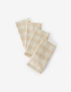 Gingham Napkins (Set Of 4) By Heather Taylor Home -Furniture Store HeatherTaylorHomeGinghamNapkins setof4 Cream 7668 5e8d677d e633 4dd3 b46c 1f23a8722774
