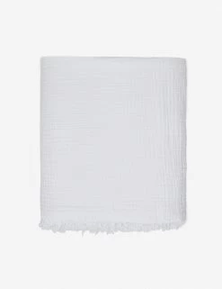 Alaia Cotton Bed Cover By House No. 23 -Furniture Store HouseNo23 AlaiaBedcover White 9685