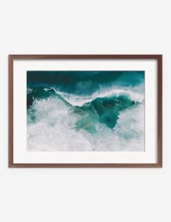 Crashing Waves Photography Print By Ingrid Beddoes 11 Crashing Waves Photography Print By Ingrid Beddoes -Furniture Store IngridCrashingWavesWalnutframe