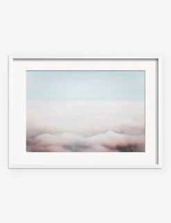 Dream Clouds Photography Print By Ingrid Beddoes -Furniture Store IngridDreamCloudsWhiteFrame