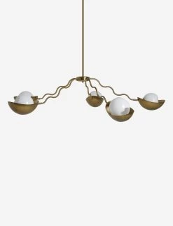 Kukka Chandelier By Sarah Sherman Samuel -Furniture Store KukkaChandelierbySarahShermanSamuel Brass A0656453 4216 Product 1