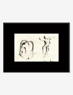 Charcoal Nudes 2 Wall Art By ZBC House