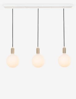 Triple Linear Pendant Light With Sphere IV By Tala