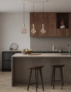 Triple Linear Pendant Light With Voronoi II By Tala -Furniture Store LP WHT SET BP 02 02