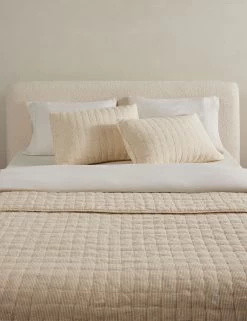 Lammin Linen Quilted Coverlet By Sarah Sherman Samuel -Furniture Store LamminLinenCoverlet Goldenrod Queen Full A0656731 1 Product