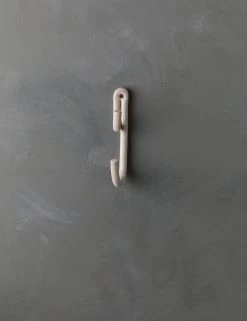 Leggy Long Wall Hook By SIN Ceramics -Furniture Store LeggyLongWallHook SpeckledWhite A06564212846 Product