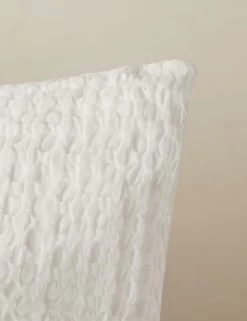 Lenora Textured Cotton Linen Sham -Furniture Store LenoraTexturedCottonSham White Standard A0657479 Product 0762copy