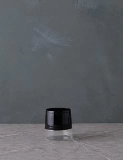 Light Colore Wine Tumbler By Ichendorf Milano -Furniture Store LightColoreWineTumbler ClearandBlackbyIchendorfMilano 15742 1