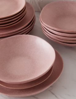 Livia Dinnerware (18-Piece Set) By Costa Nova -Furniture Store LiviaDinnerware 18 PieceSet byCasafina Rose L0467304 2174