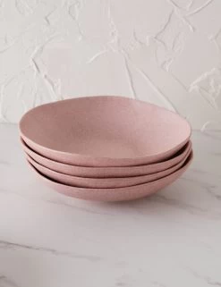 Livia Pasta Bowl (Set Of 6) By Costa Nova -Furniture Store LiviaPastaBowl Setof6 byCasafina Rose L0467316 2189
