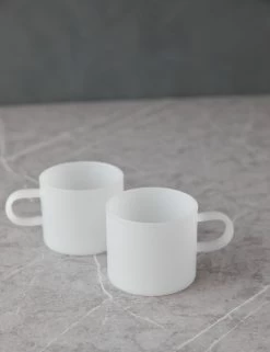 Lotta Coffee/Tea Cup (Set Of 2) By Hudson Wilder -Furniture Store LottaWhiteJadeCoffee TeaCup setof2 12078