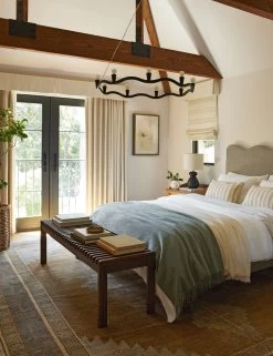 Fox Chandelier -Furniture Store Lulu and Georgia Bedroom2 Evergreen 0607 LIFESTYLE Site Crop Lifestyle 2