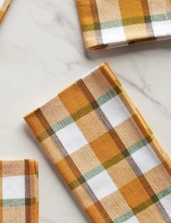 Harvest Plaid Napkins (Set Of 4) By Heather Taylor Home 5 Harvest Plaid Napkins (Set Of 4) By Heather Taylor Home -Furniture Store Lulu and Georgia HarvestPlaid Napkins A0657290 Product 0623