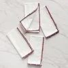 Fleur De Blanc Napkins (Set Of 4) By Atelier Saucier