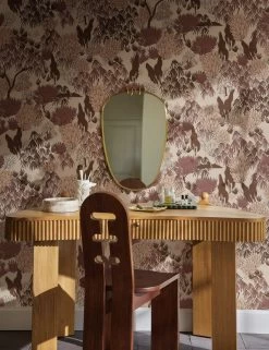 Ribbon Shield Mirror By Sarah Sherman Samuel -Furniture Store Lulu and Georgia 15 Desk VanityVersion 2825 Site Crop Lifestyle aec6b375 dbf3 4430 8959 e7cfcfcebf7e