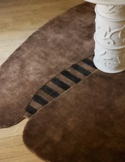 Yoyo Hand-Loomed Rug By Sarah Sherman Samuel -Furniture Store Lulu and Georgia 17 Entry Rug Bistro Table 2920 Site Crop Lifestyle