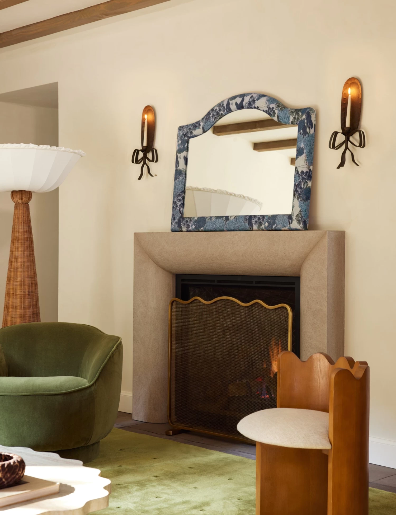 Garden Walk Mantel Mirror By Sarah Sherman Samuel 1 Garden Walk Mantel Mirror By Sarah Sherman Samuel