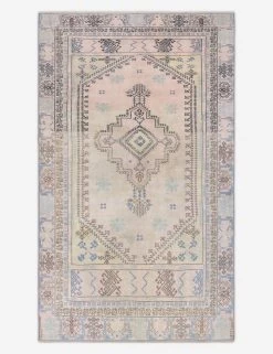 Vintage Turkish Hand-Knotted Wool Rug No. 423, 4'5" X 7'8"