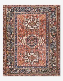Vintage Turkish Hand-Knotted Wool Rug No. 412, 4'8" X 6'