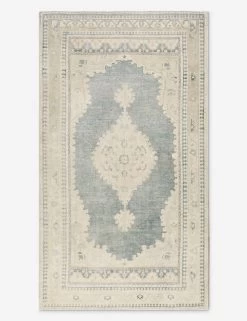 Vintage Turkish Hand-Knotted Wool Rug No. 417, 5'4" X 9'6"